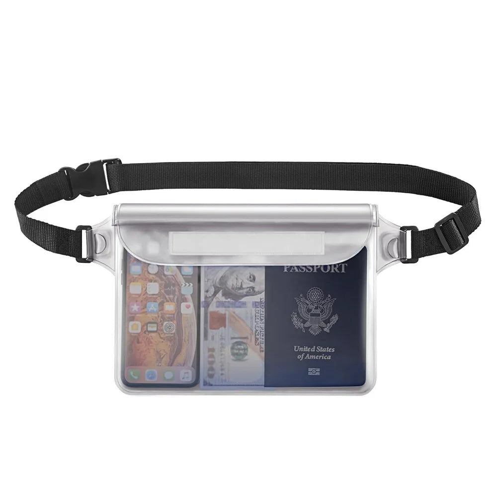 COMFYTRIP Waterproof Phone Pouch Dry Bag With Adjustable Strap Floating