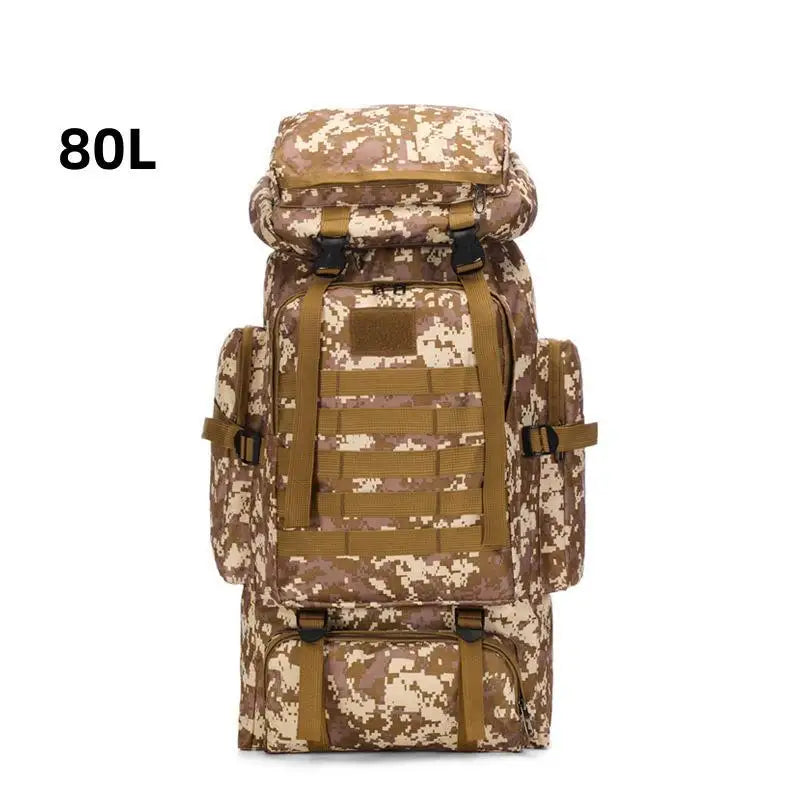 Litchima 80L Waterproof Hiking Backpack for Men Women Rucksack Outdoor Gear