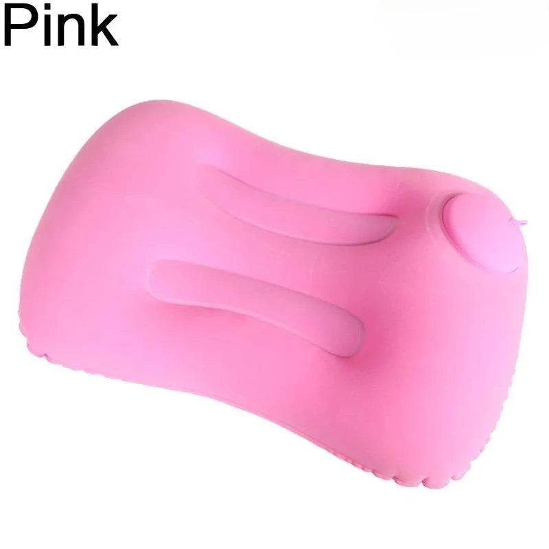 From NONECN, the flocking inflatable square pillow delivers plush, portable comfort.