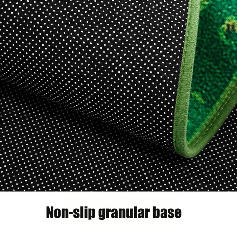 Turn any room into a focused golf practice zone with the PGM DJD040 indoor mini golf mat.