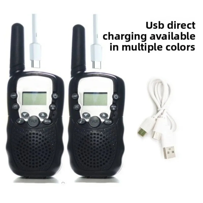 Stay connected with your kids on outdoor adventures with Enerlord 2 Pack Mini Walkie Talkies, compact kid friendly radios that keep you in sync across the park, playground, or backyard, making it easy to coordinate games, track routes, and share quick