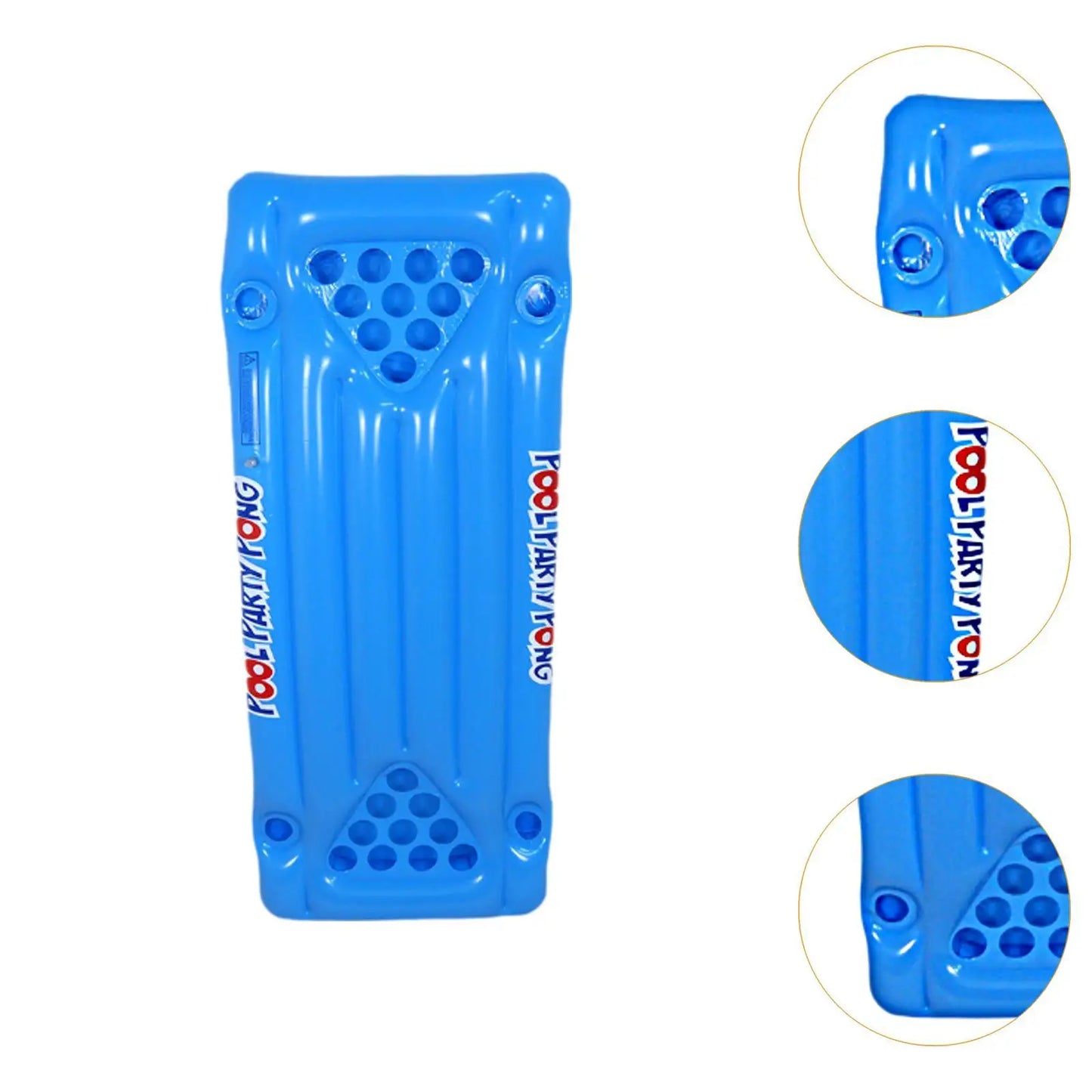 Inflatable Beer Pong Pool Float Party Supplies Unique with Drink Holder Pool Bed for Water Park Summer Lake Holiday Beach Party
