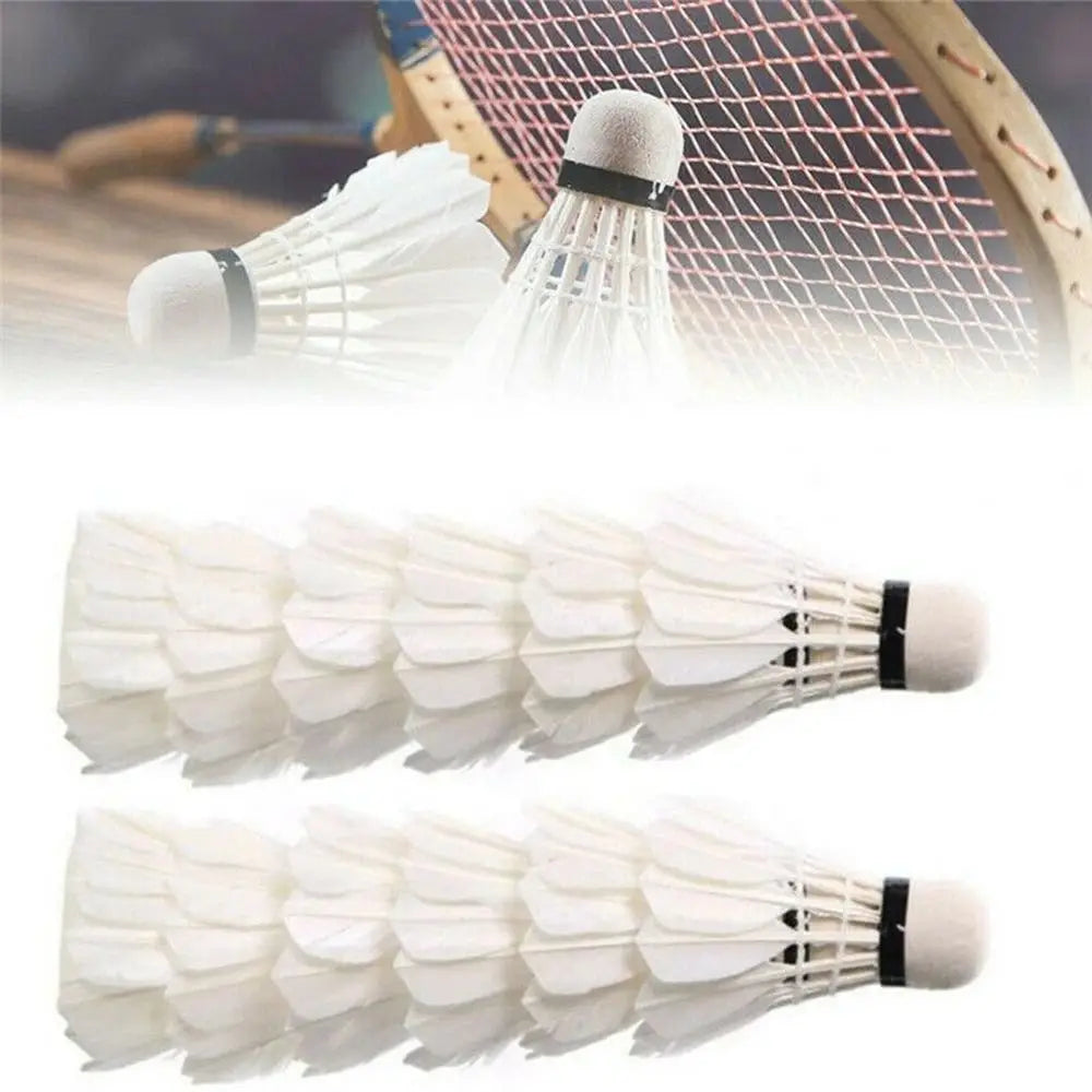 Professional Goose Feather Badminton Shuttlecocks Black Pack 3 6 12