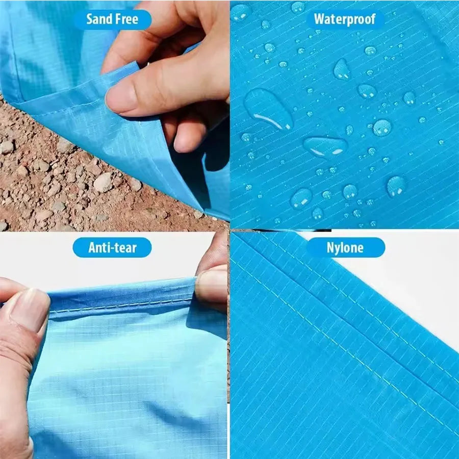 Meet NONECN Beach Blanket, a versatile waterproof and sandproof mat that makes every outdoor moment comfortable, clean, and carefree from beach days to camping nights.