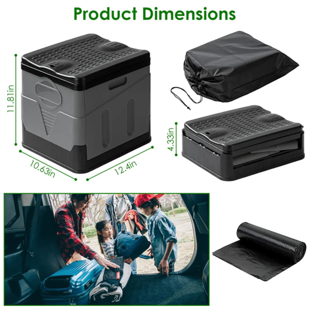 Foldable Portable Toilet With Carry Bag For Camping Or Car Use