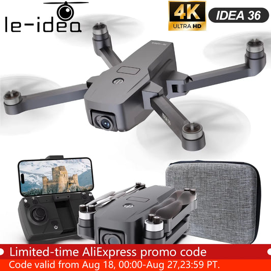 TTROARDS TT36 GPS RC Drone With 4K Camera 5GHz WiFi FPV Brushless Quadcopter