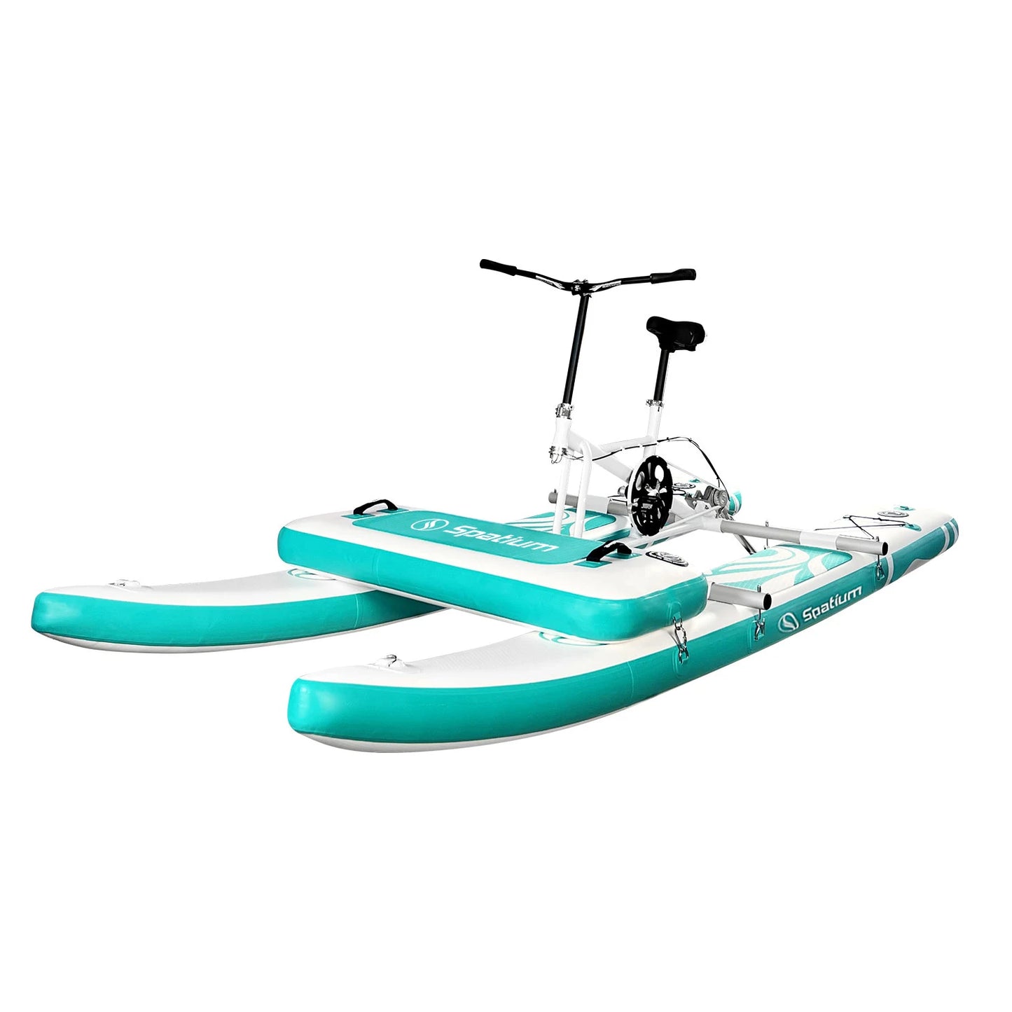 Spatium Sup Water Bike Inflatable Pedal Boat 2.0 for Lake Stable and Easy Drive