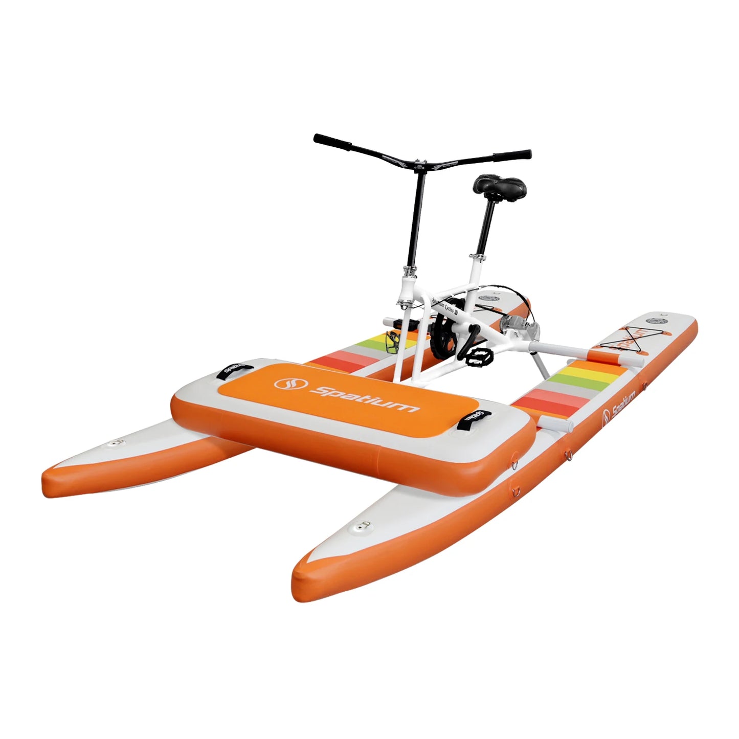 Spatium Sup Water Bike Inflatable Pedal Boat 2.0 for Lake Stable and Easy Drive