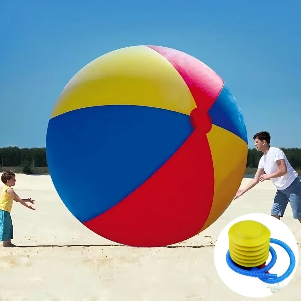 Large PVC Beach Ball 130cm and 150cm for Pool Volleyball Water Games