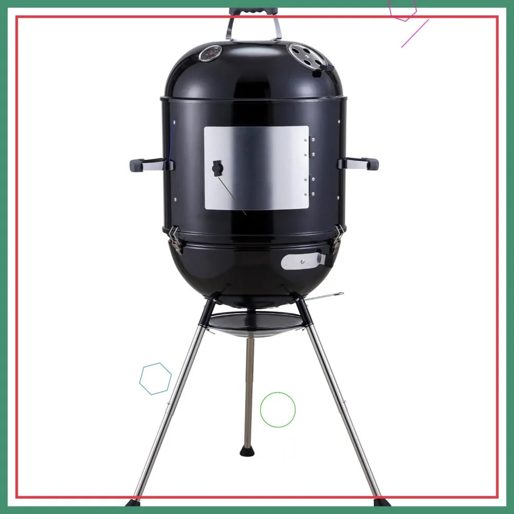 You can experience authentic outdoor cooking with this versatile 18 inch charcoal grill smoker that delivers bold flavor, flexible setup, and dependable performance for every backyard barbecue.