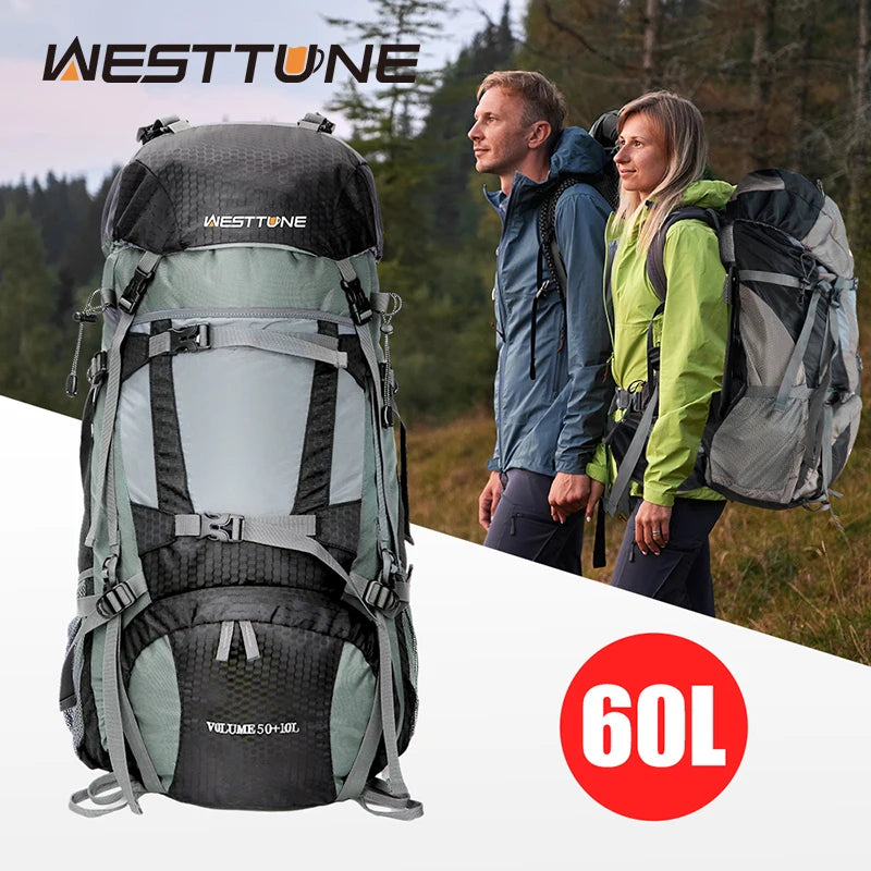 Take on ambitious trails with the WESTTUNE 60L Explorer internal-frame backpack, engineered to stay comfortable mile after mile.