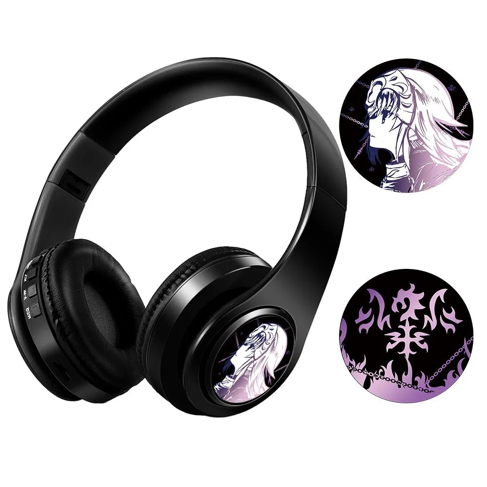 AYVVPIIC Miku Nakano Sanjiu Cosplay Bluetooth Headset Over Ear Headphones