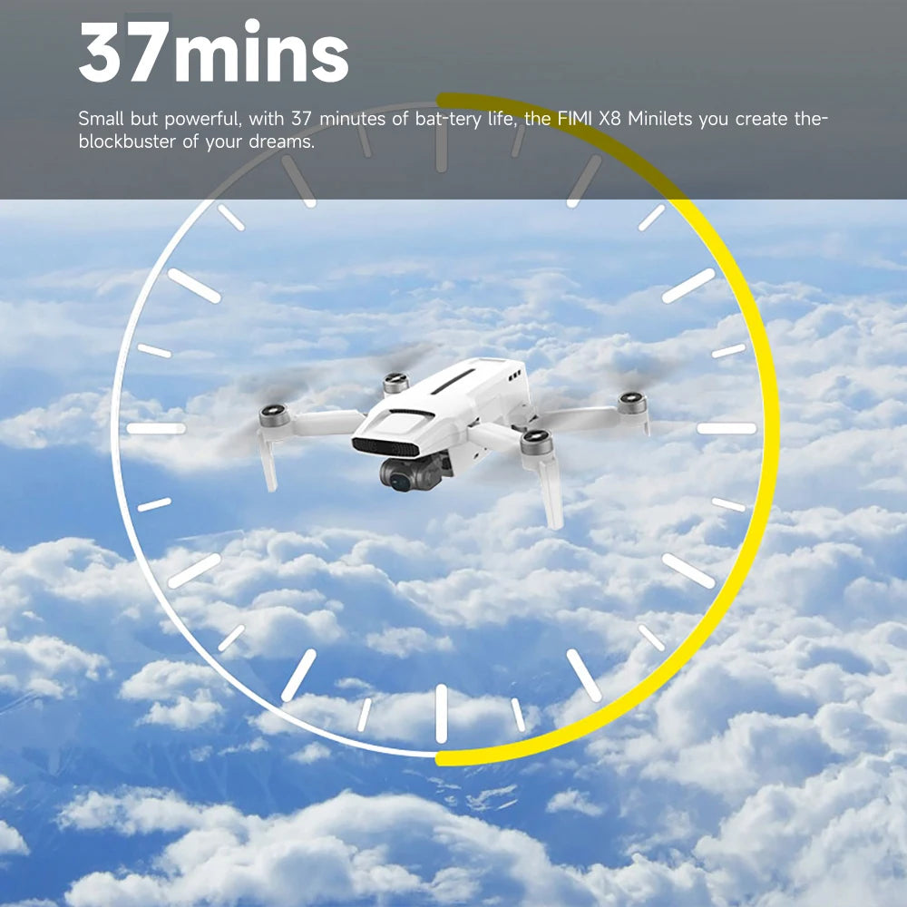ISHOWTIENDA Fimi X8 Mini V2 4K Camera EIS Drone With 3 Axis Gimbal