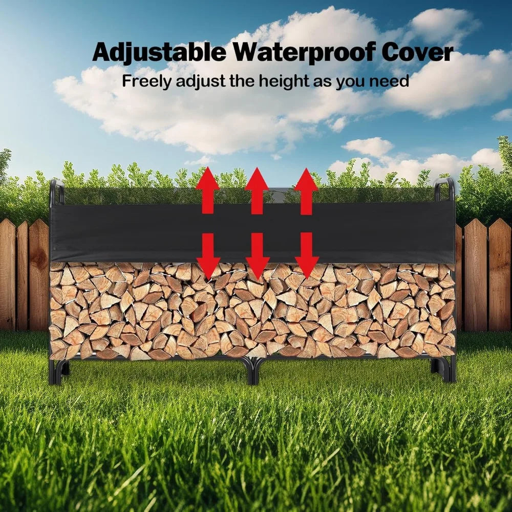 Keep your firewood stacked and ready for evenings with this Half Cord Outdoor Firewood Rack, engineered for durability and lasting outdoor use.
