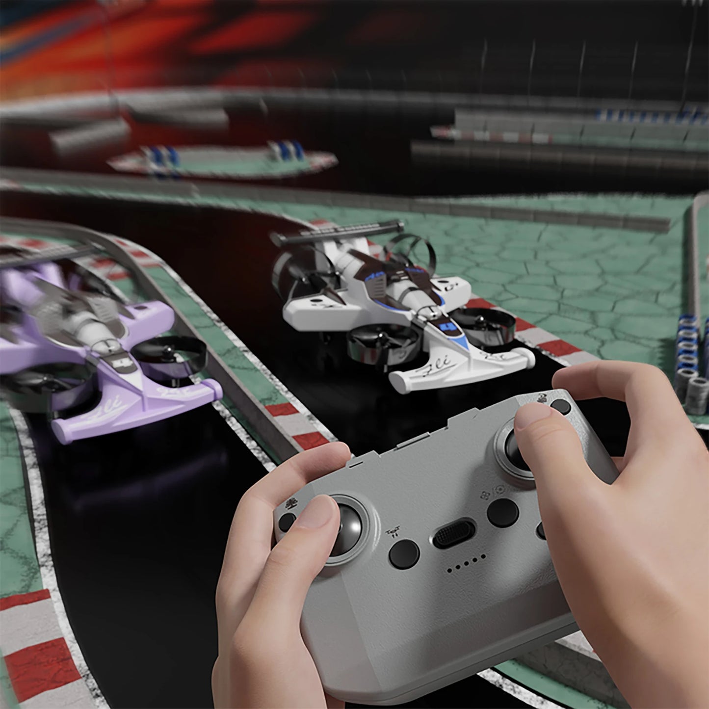 APWIKOGER Land Air RC Quadcopter and Drift Car Headless Mode 360 Flips