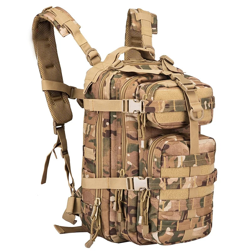 30L Tactical Backpack Molle Assault Pack Bug Out Bag For Hiking Camping