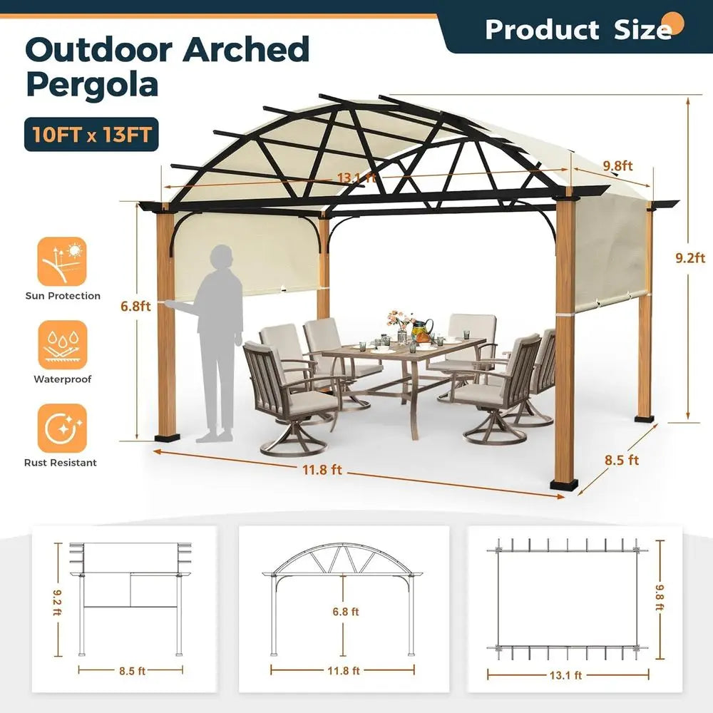Transform your outdoor space into a shaded retreat that blends rugged durability with refined style and lasting comfort.