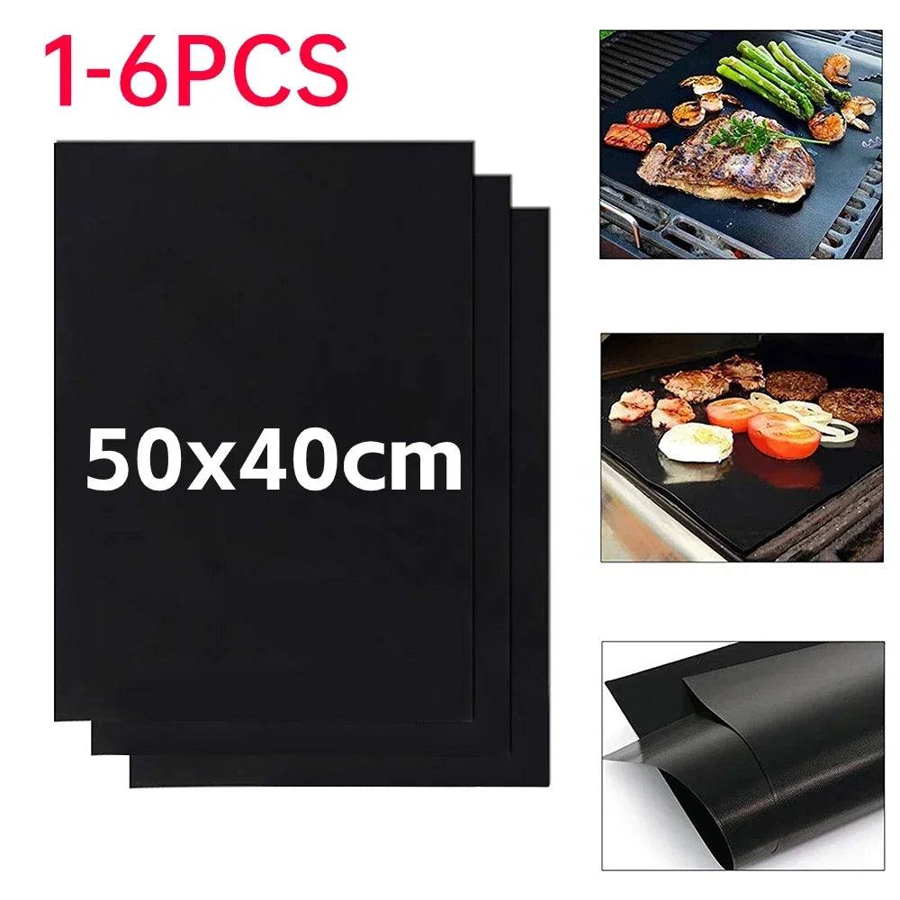 Upgrade your outdoor cooking with this reusable non-stick BBQ grill mat that keeps every dish intact, prevents messes, and makes cleanup quick, so you can focus on flavor, social grilling moments, and total outdoor enjoyment.