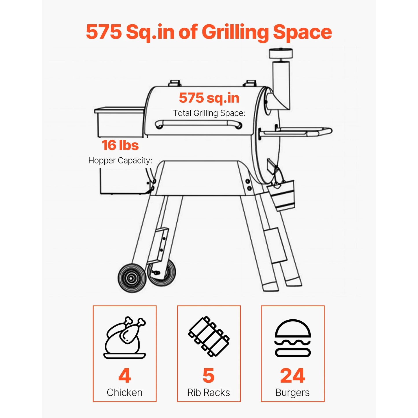Bring restaurant-quality smoke to your backyard with the SucceBuy Wood Pellet Grill Smoker, designed for effortless precision and unforgettable outdoor cooks.