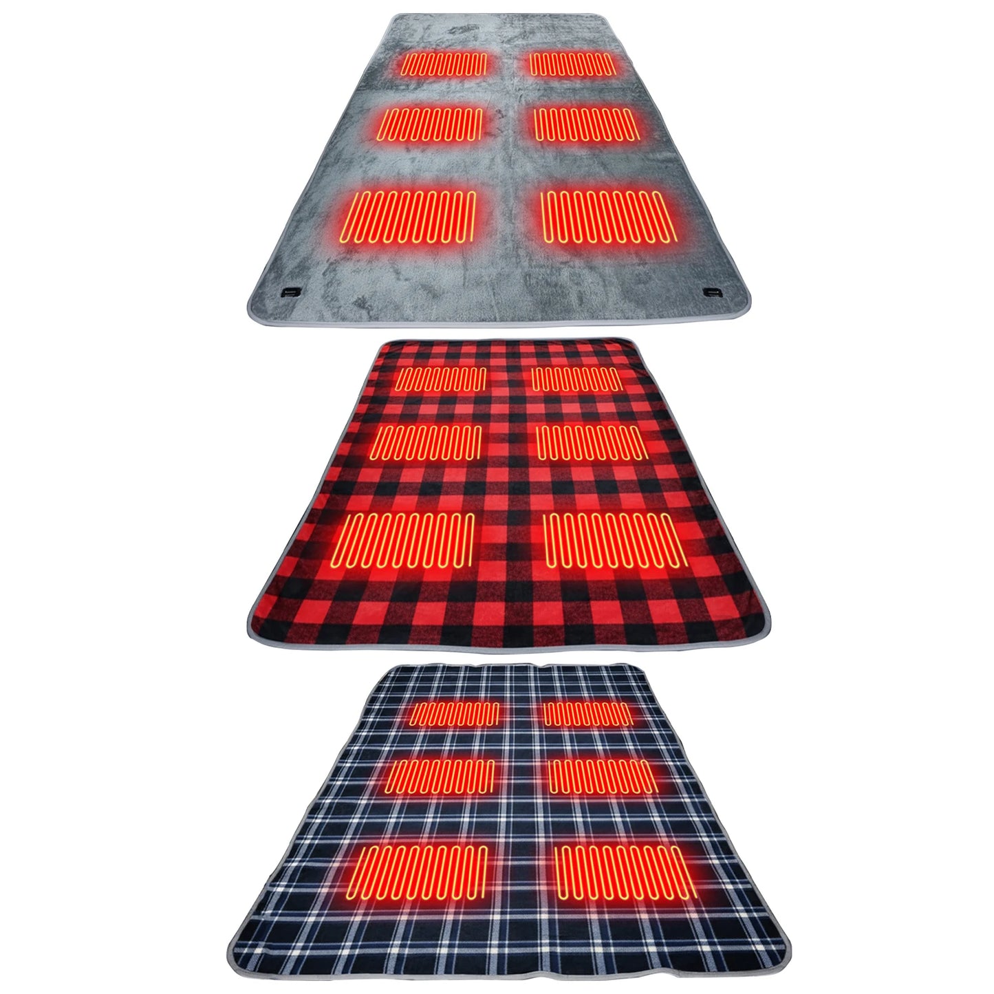 Camping USB Heating Sleeping Mat With 3 Temperature Settings For Outdoors