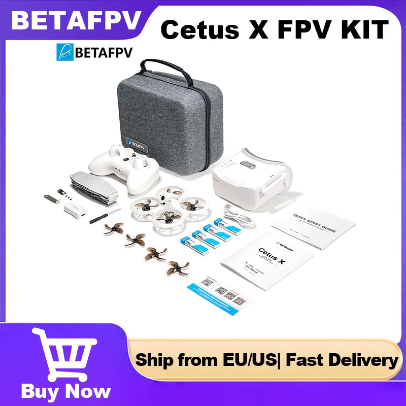 Discover precision and agility with BEYONDSKY's Cetus X FPV Kit, the compact indoor racer built for your quick flips, tight turns, and smooth control in small spaces.