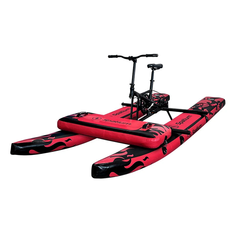 Spatium Sup Water Bike Inflatable Pedal Boat 2.0 for Lake Stable and Easy Drive