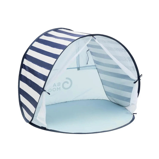 Protect your little one from sun and wind with a portable, easy-up sun protection tent you can take anywhere.