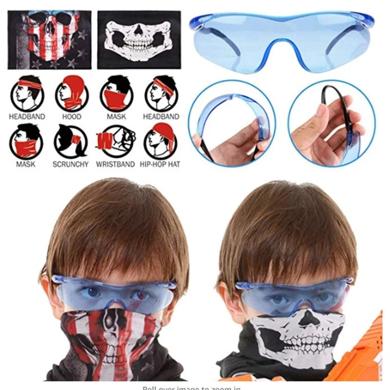 Gear up for action packed Nerf battles with this kid friendly tactical vest kit.