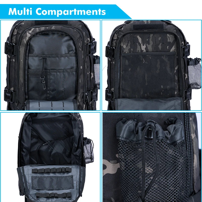 Conquer every mission and outdoor escape with a rugged, capacity-packed backpack built to endure tough conditions.