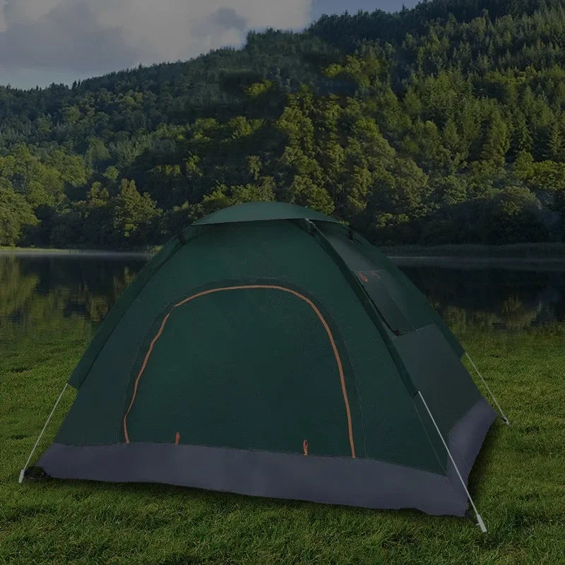 Experience instant shelter with a fast, reliable pop-up tent that fits two to three campers for any outdoor adventure.