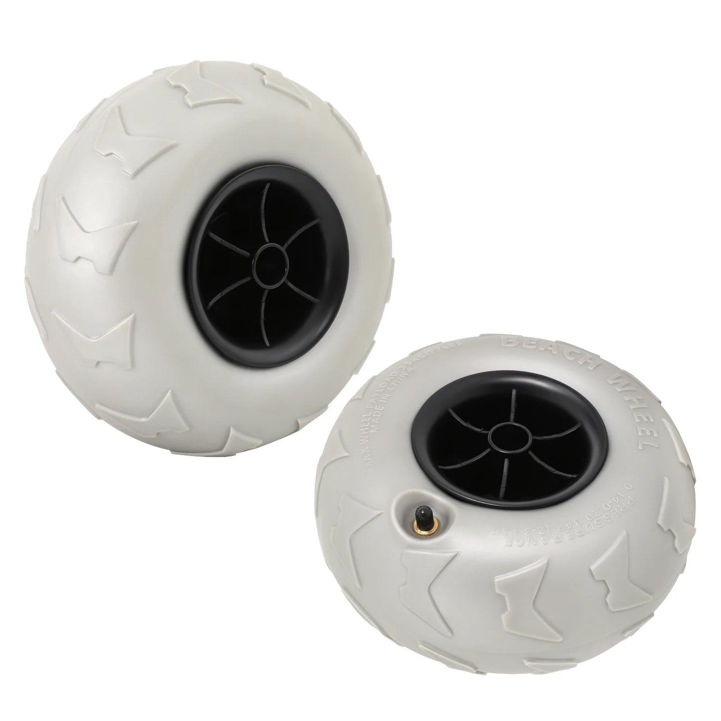 9 Inch Beach Cart Wheels Inflatable Replacement Balloon Tires