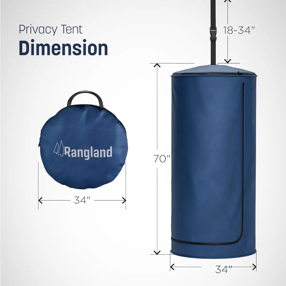 Instant SUV Trunk Changing Tent With Pop Up Privacy Shelter Liftgate Suction Pod
