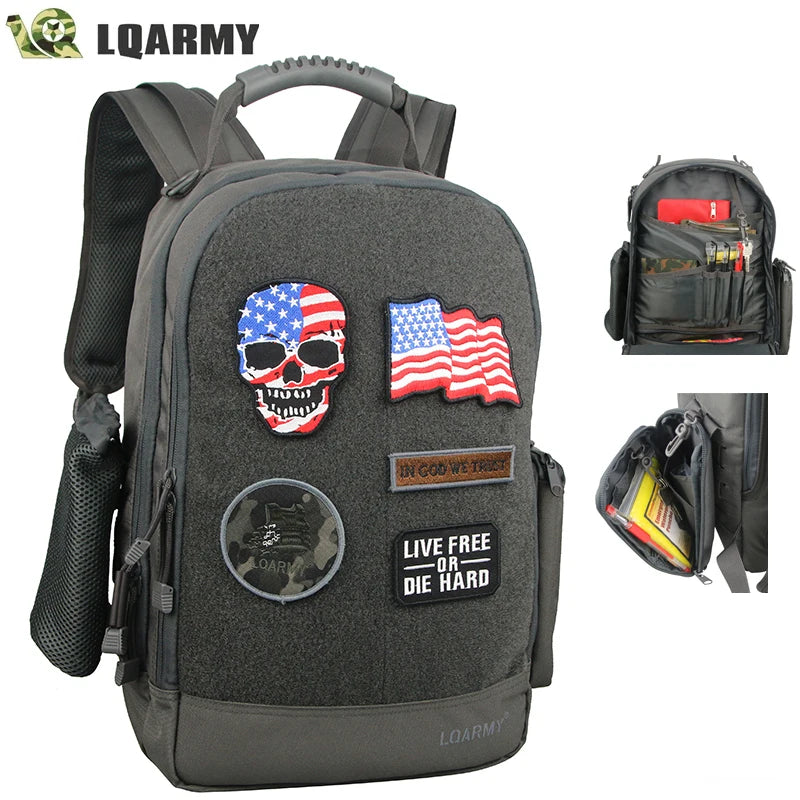 Gear up for any outdoor mission with the 35L LQARMY outdoor tactical backpack, built to endure, protect, and perform under rugged conditions.