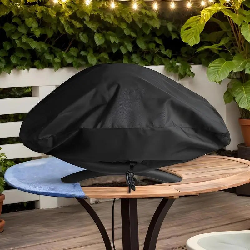 Protect your grill from rain, dust, and sun with this durable 210D Oxford BBQ cover for year-round protection.