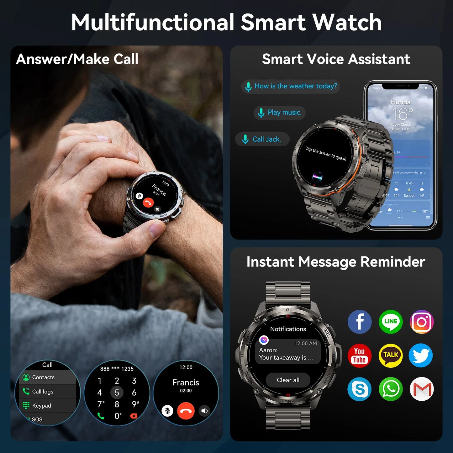 You are ready for anything with a rugged, feature packed companion.