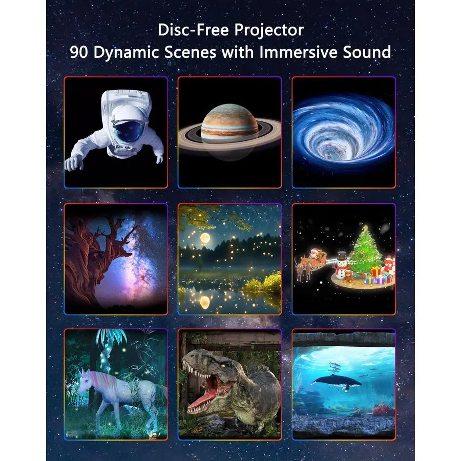 Turn your room into a celestial escape with the XMSJ Galaxy Projector.