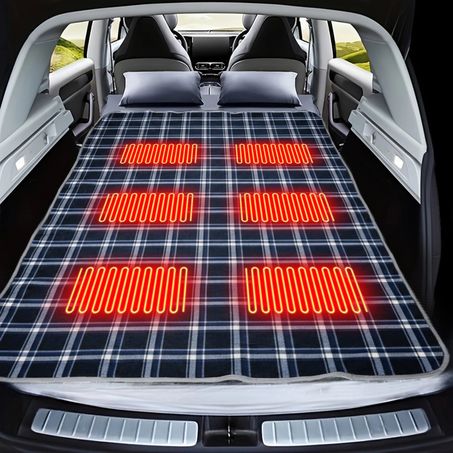 Camping USB Heating Sleeping Mat With 3 Temperature Settings For Outdoors