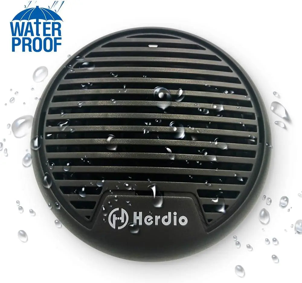 Herdio 160W 3 Inch Marine Boat Waterproof Bluetooth Speaker For ATV UTV Outdoor
