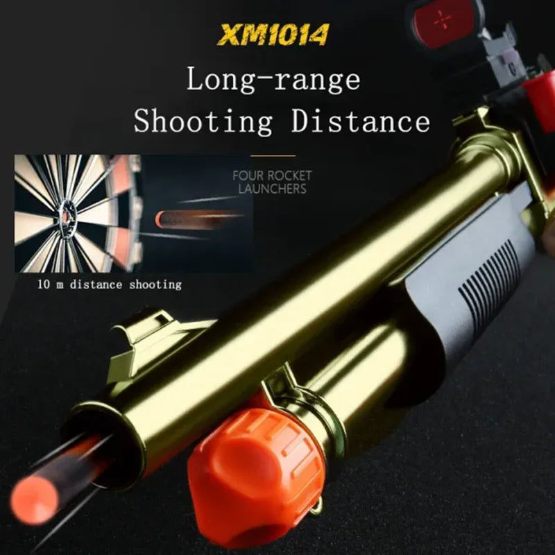 Experience action packed pretend play with the ZHENDUO Soft Bullet Toy Gun, a battery free shotgun inspired toy built for safe, immersive fun you can enjoy.