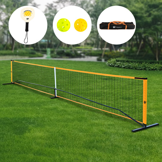 4 Outdoor Pickleball Net Set With Paddles And Balls Carry Bag For Outdoor Use