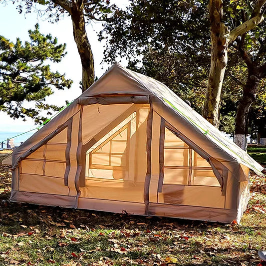 Large Inflatable Family Tent For 3 To 4 People Outdoor Camping