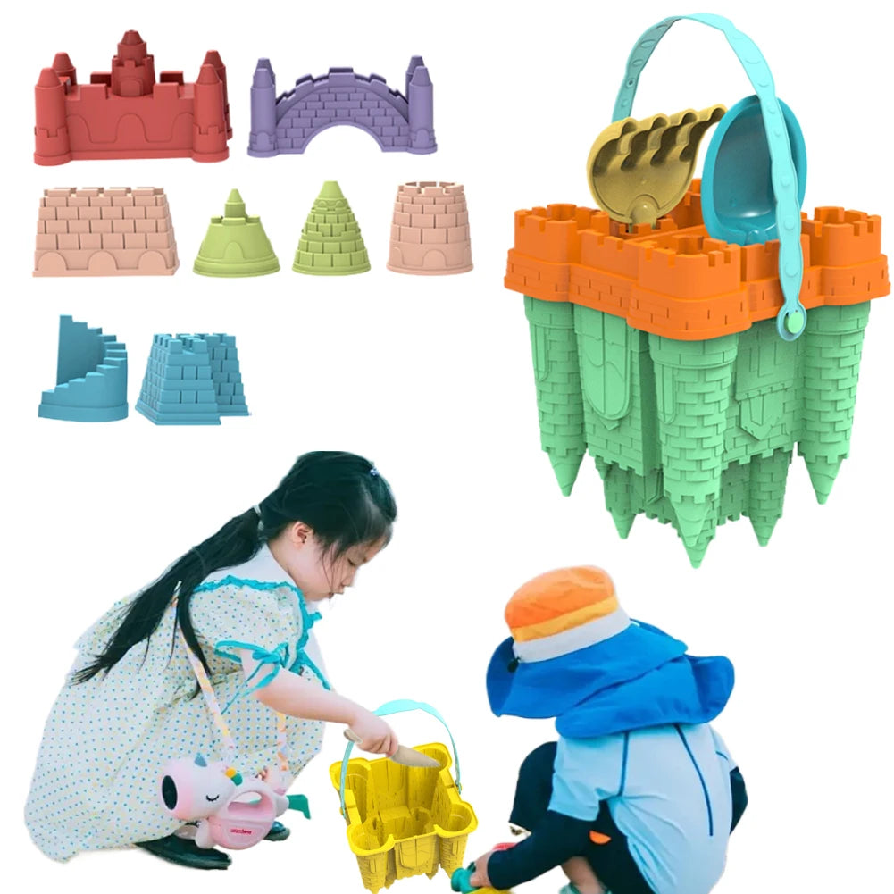 Create lasting beach adventures with the Shunmaii Beach and Sand Castle Kit, the all in one set that turns sand into stories.
