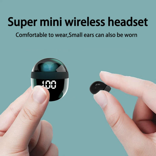 SHUKE Invisible Bluetooth 5.3 In Ear Earphones With Microphone