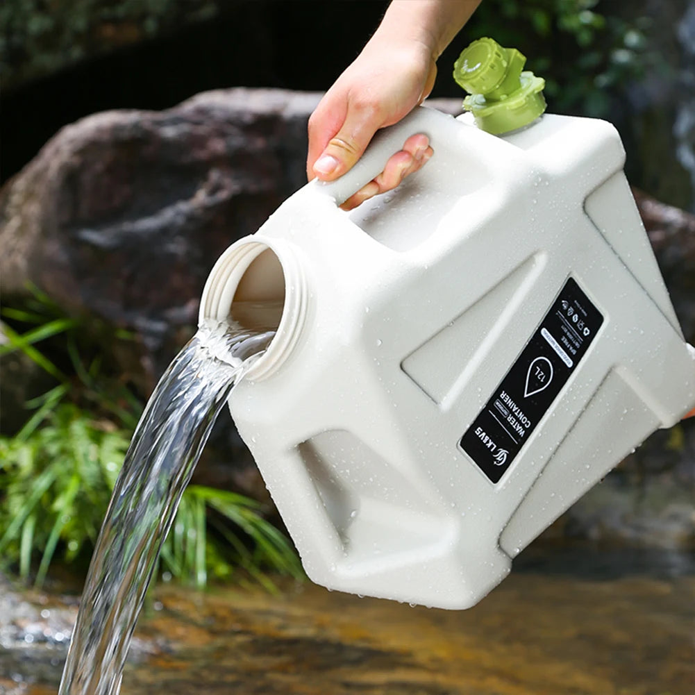 12L Water Storage Container With Spigot Leakproof For Camping And Hiking