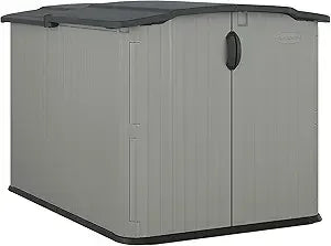 Customizable Glidetop Horizontal Outdoor Storage Shed With Pad Lockable Lid