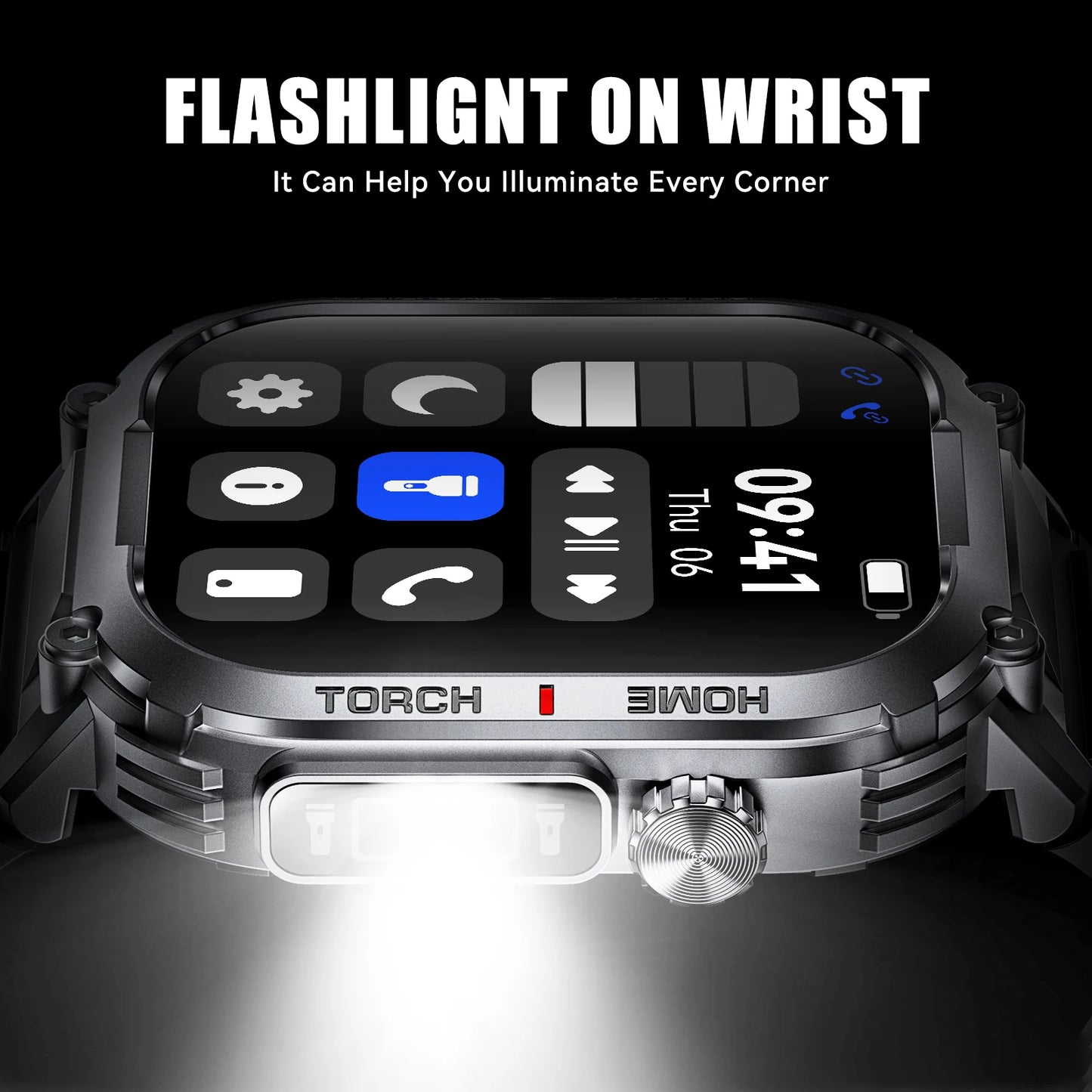 EIGIIS 2024 Smart Watch Men 3ATM Waterproof 2.02 Inch S320B Compass Heart Rate