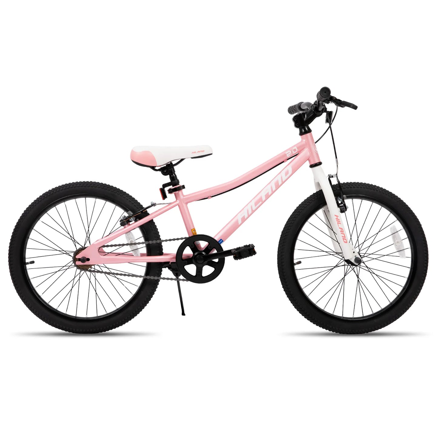 Hiland 20 Inch Kids Mountain Bike With Dual Handbrakes For Boys And Girls