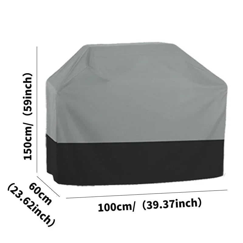 210D Outdoor BBQ Cover Heavy Duty Weatherproof Grill And Oven Protector