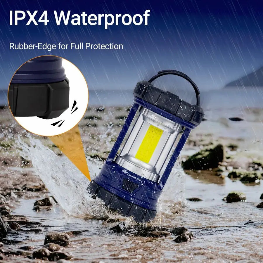 Camping Lantern 3200LM LED With 4600mAh Phone Charger And 5 Light Modes
