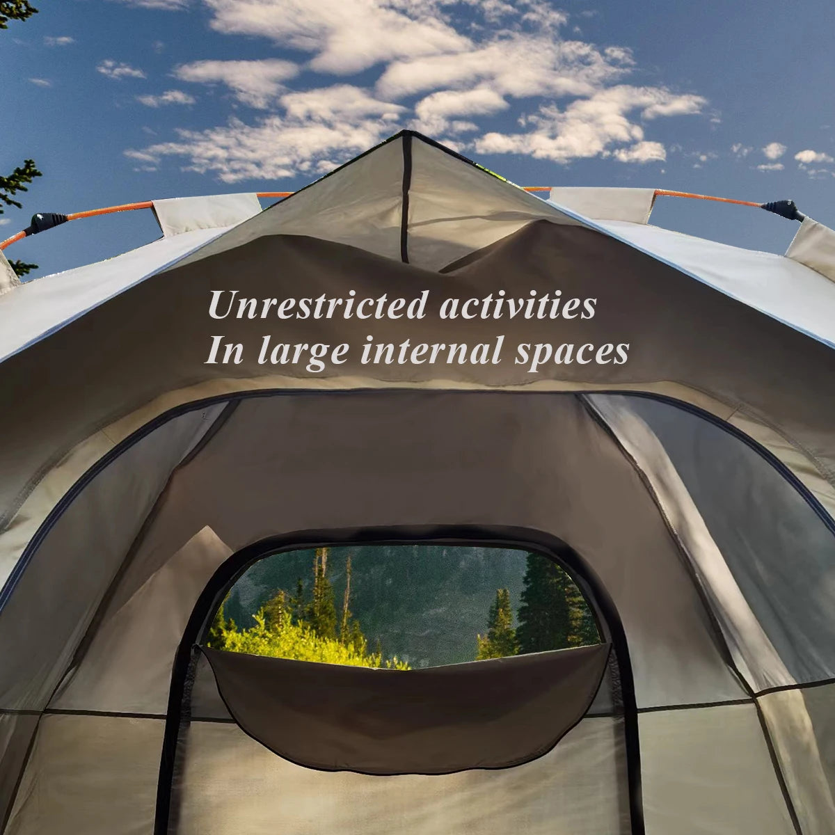Pakicetus Outdoor Automatic Quick-Opening Tent Rainproof Sunproof 3-4 Person